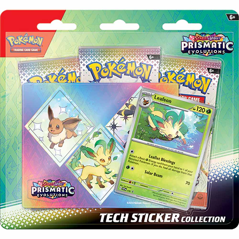 Pokemon TCG Prismatic Evolutions Tech Sticker Collection