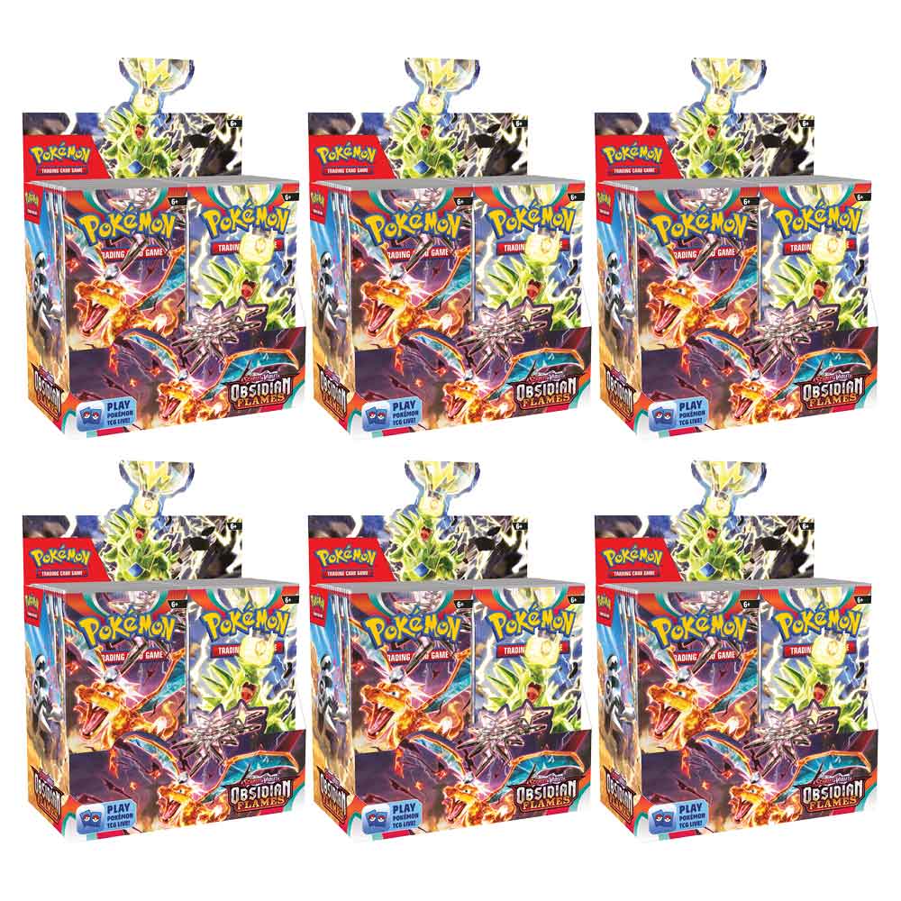 Pokemon TCG Obsidian Flames Booster Box (Case of 6)
