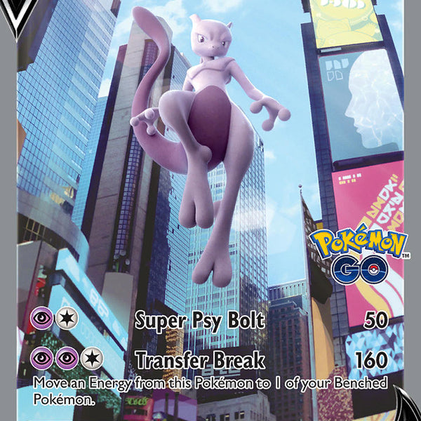 Mewtwo V (Full selling Art) Pokemon GO 072/078