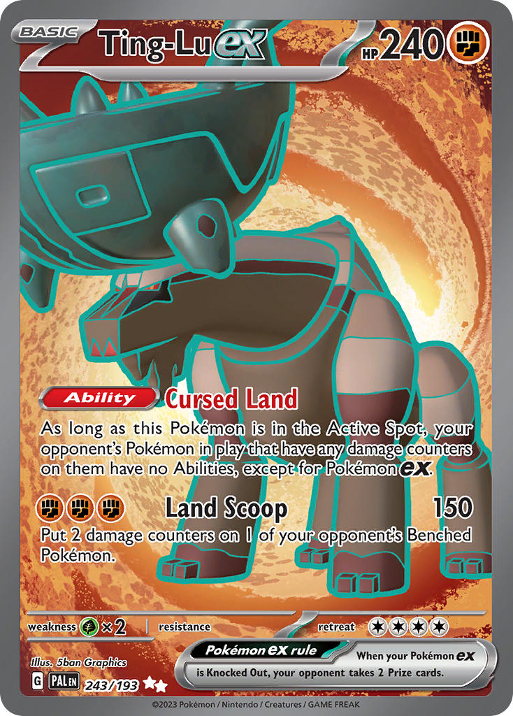 Ting-Lu ex - 243/193 - Ultra Rare - Paldea Evolved