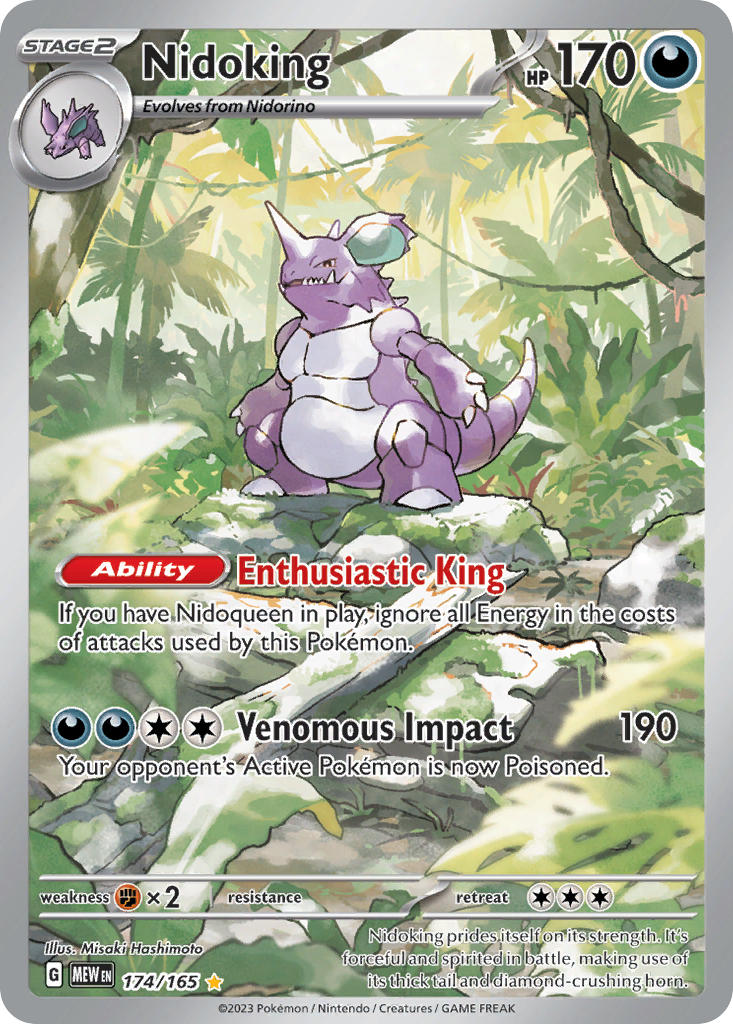 Nidoking - 174/165 - Illustration Rare - 151