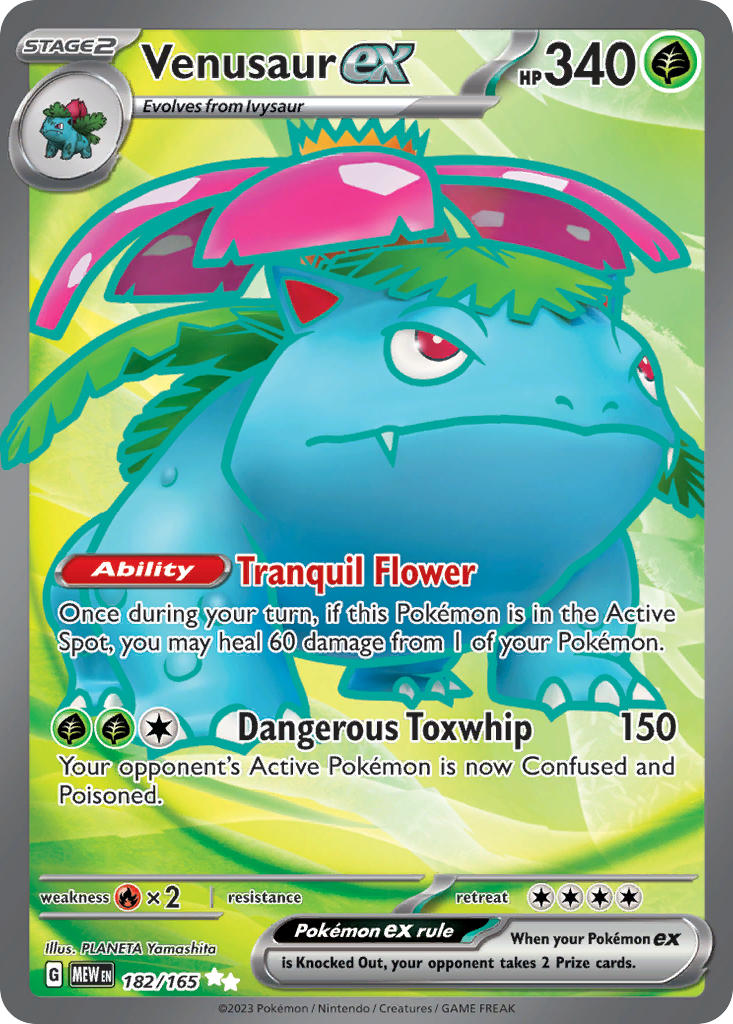 Venusaur ex - 182/165 - Ultra Rare - 151