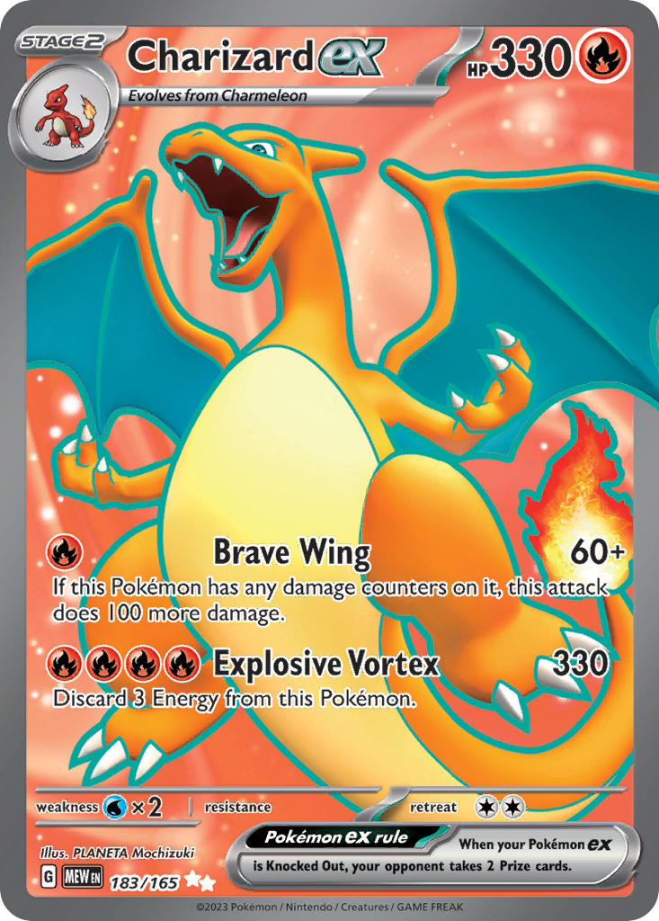 Charizard ex - 183/165 - Ultra Rare - 151