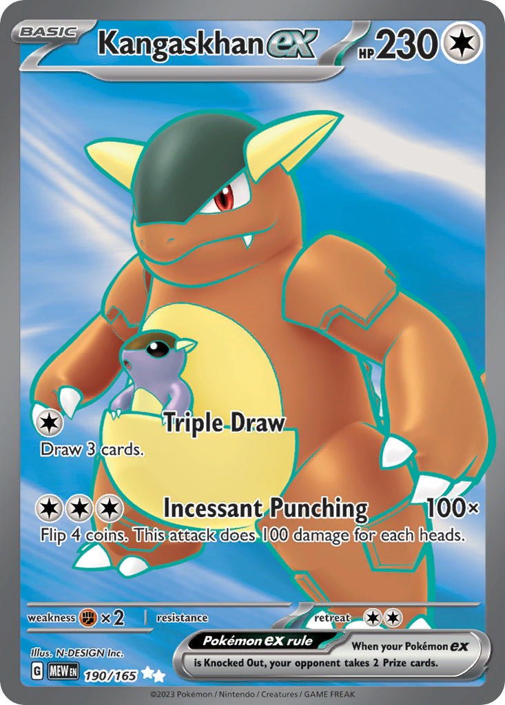 Kangaskhan ex - 190/165 - Ultra Rare - 151