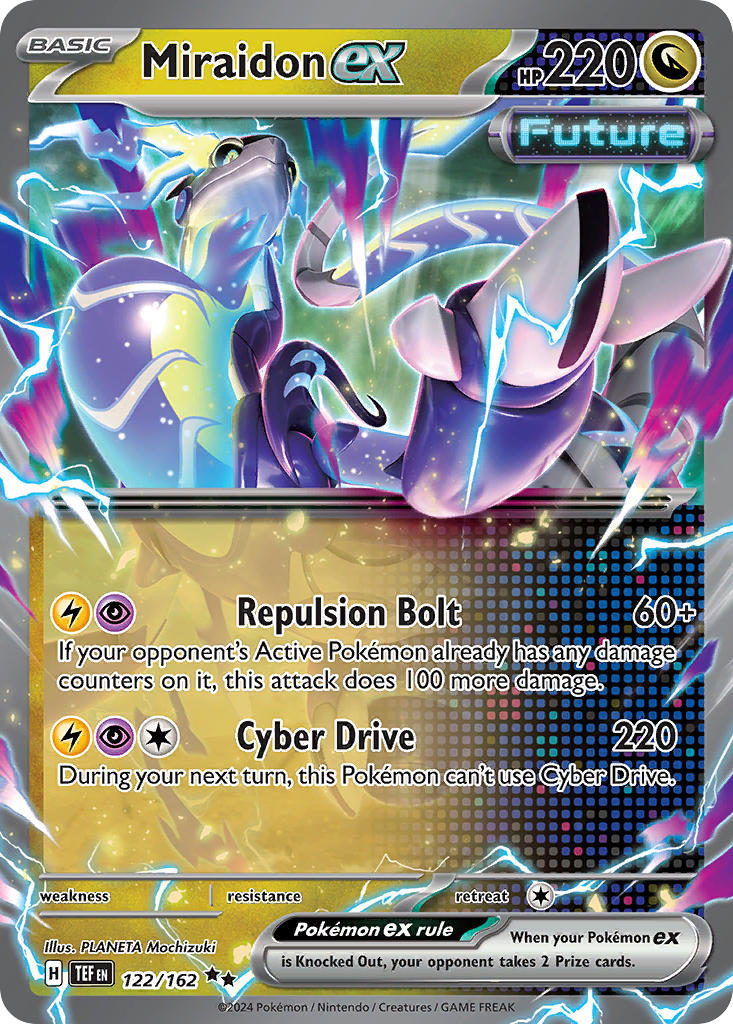 Miraidon ex - 122/162 - Double Rare - Temporal Forces