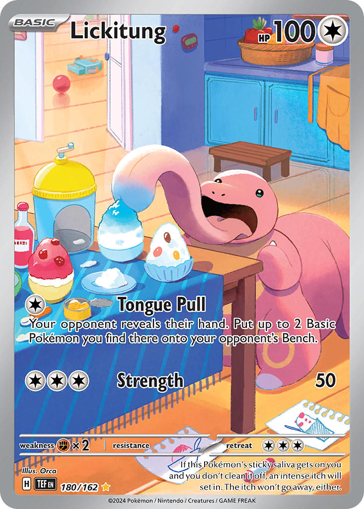 Lickitung - 180/162 - Illustration Rare - Temporal Forces