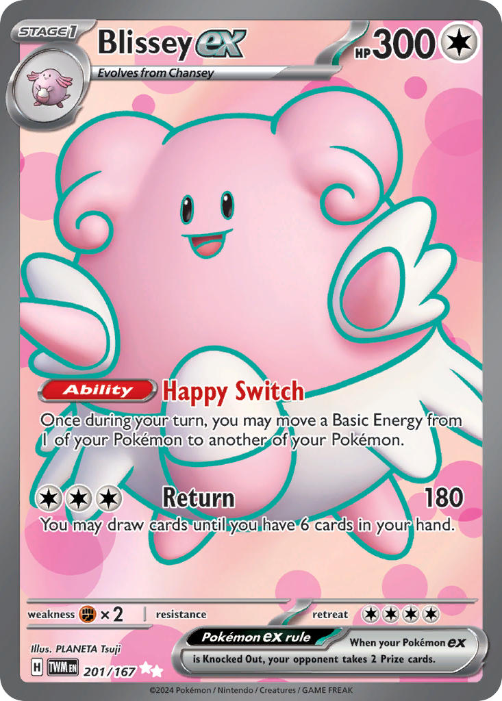 Blissey ex - 201/167 - Ultra Rare - Twilight Masquerade