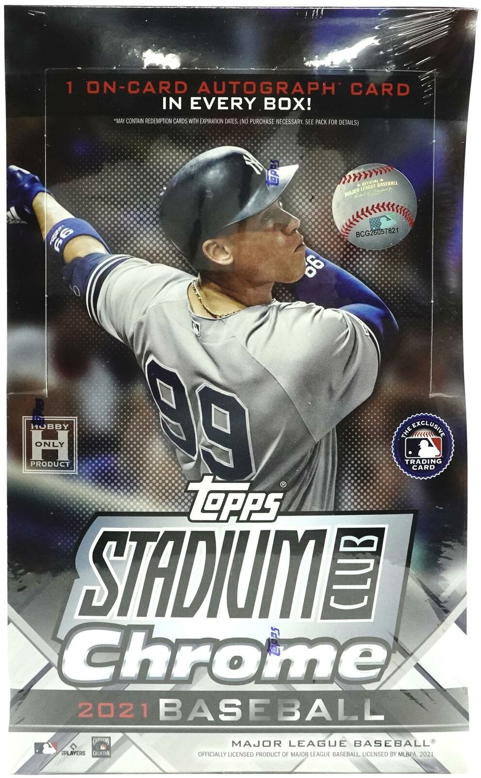 2021 Topps Stadium Club Chrome Baseball Hobby Box