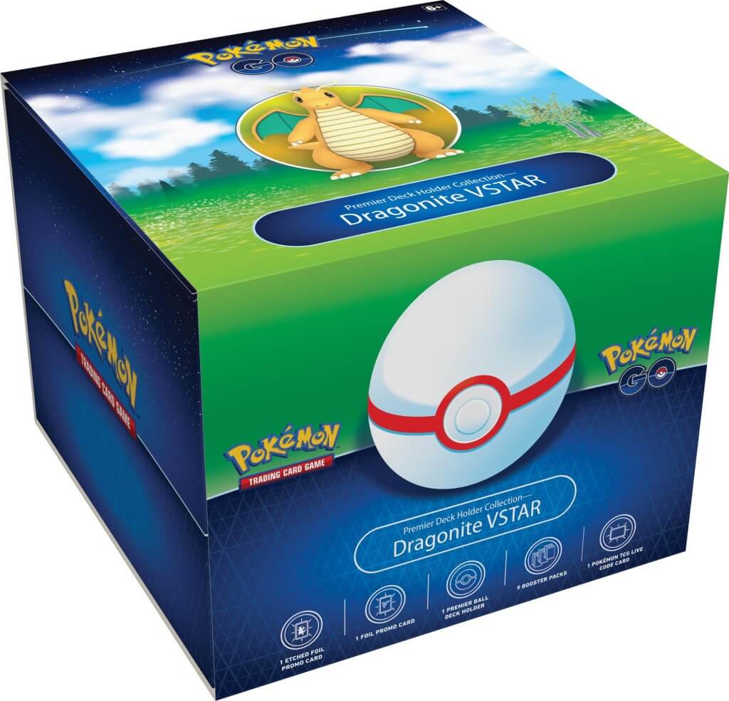 Pokemon TCG Pokémon GO Premier Deck Holder Collection- Dragonite VSTAR