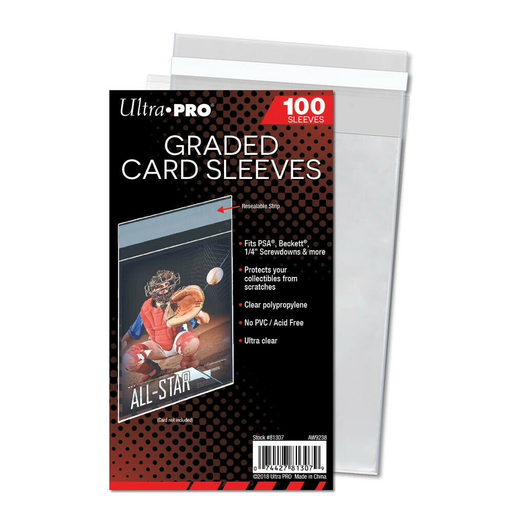 ULTRA PRO - Graded Card Sleeves Resealable (100 Per Pack)