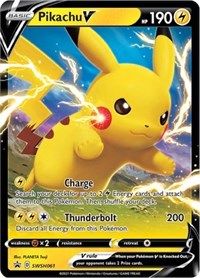 Pikachu V Jumbo Card - SWSH061