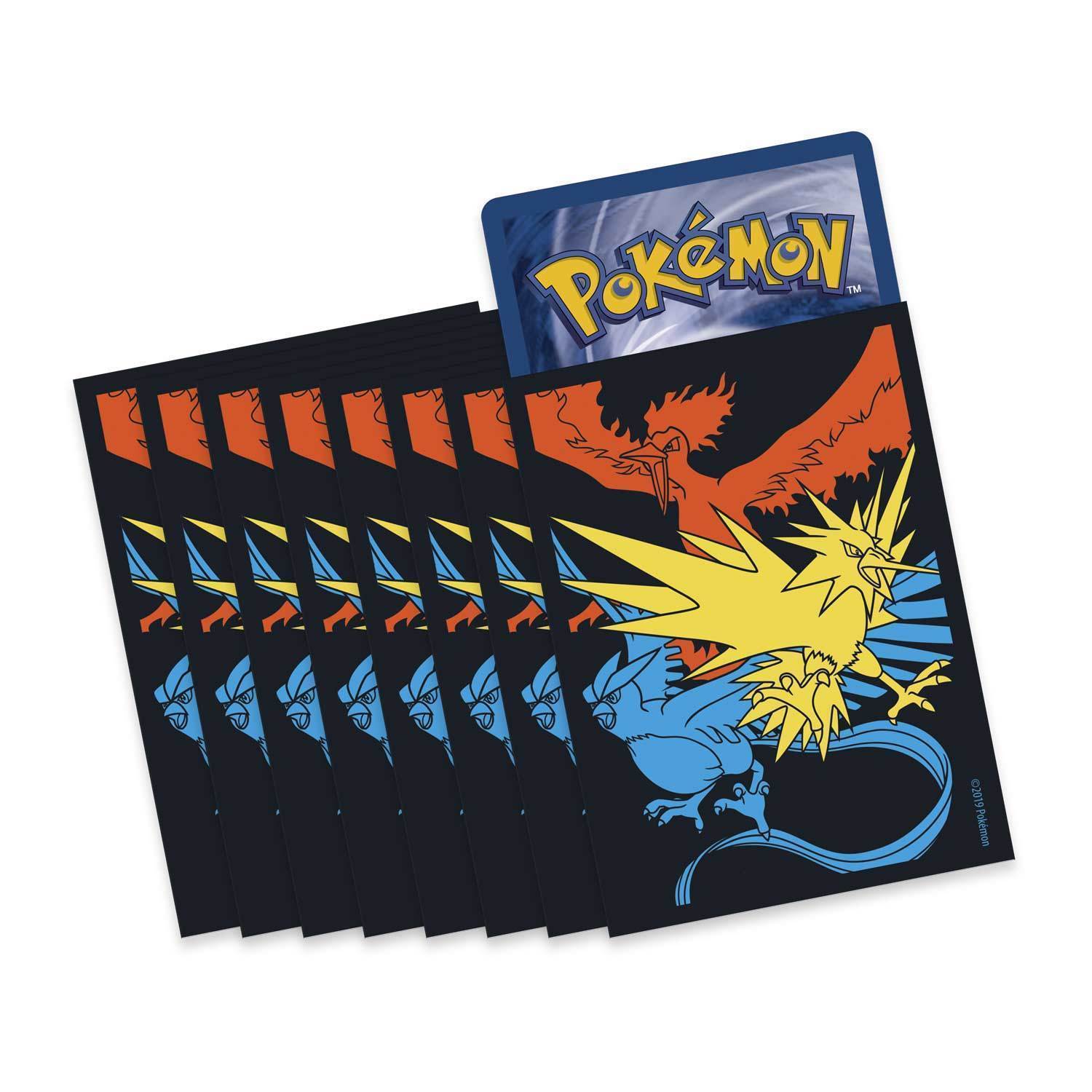 Pokemon - Hidden Fates Moltres, Zapdos & Articuno Card Sleeves
