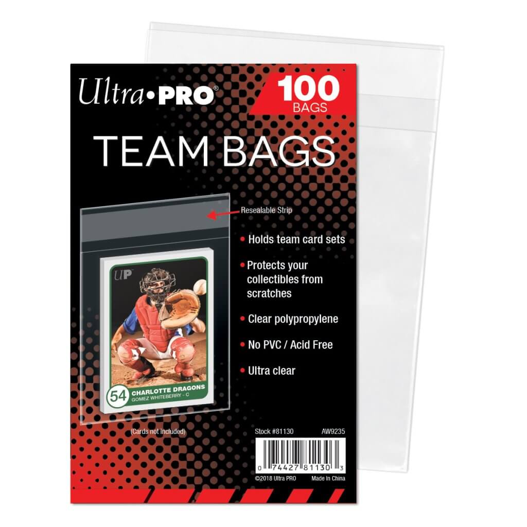 ULTRA PRO - Team Bags Resealable (100 Per Pack)