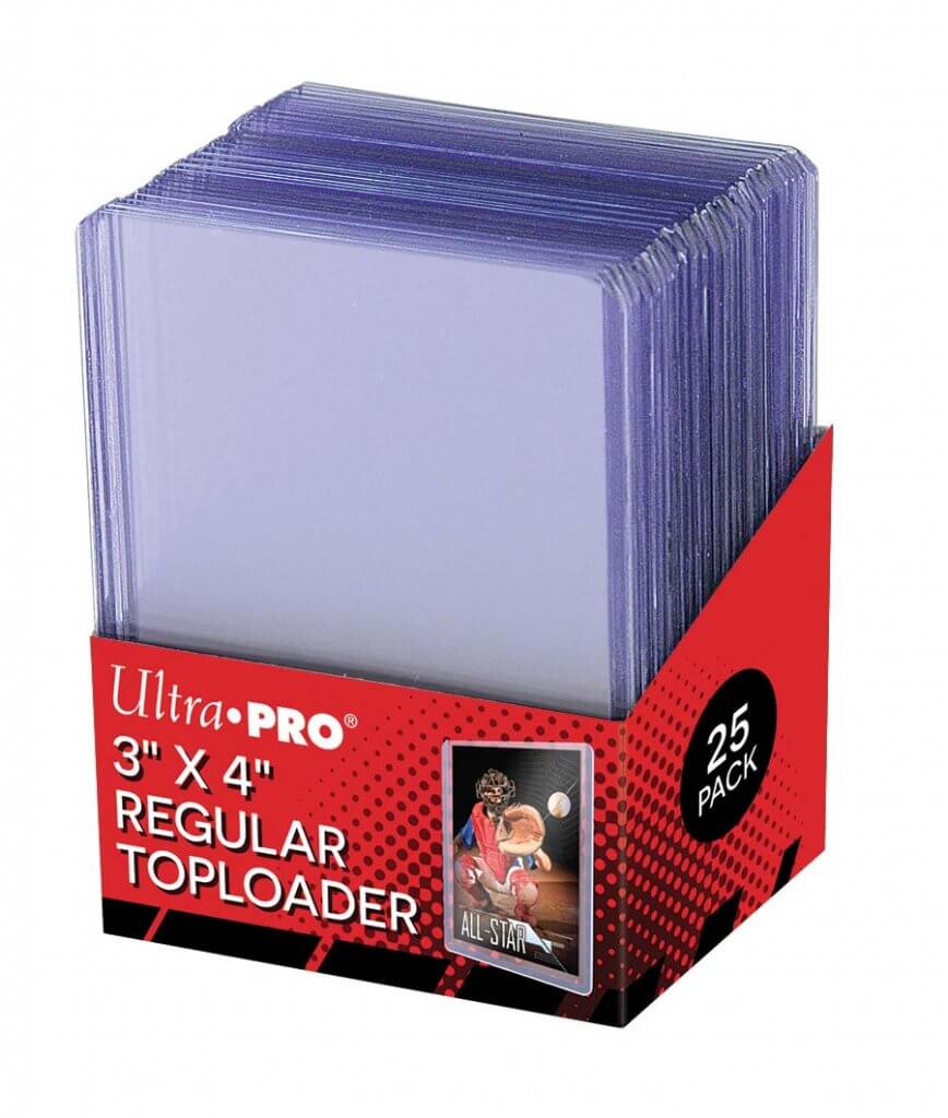 ULTRA PRO TopLoader Regular (3″ x 4″) 35pt (Pack of 25)