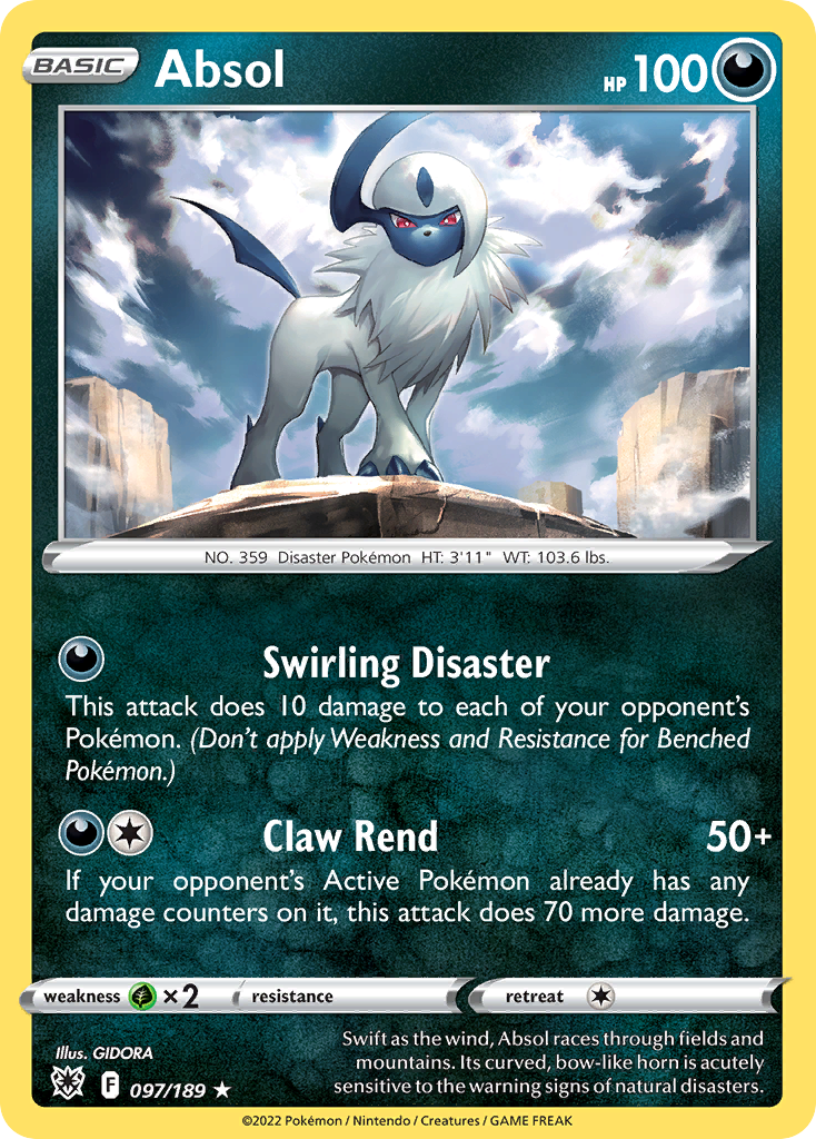 Absol - 097/189 - Holo Rare - Astral Radiance