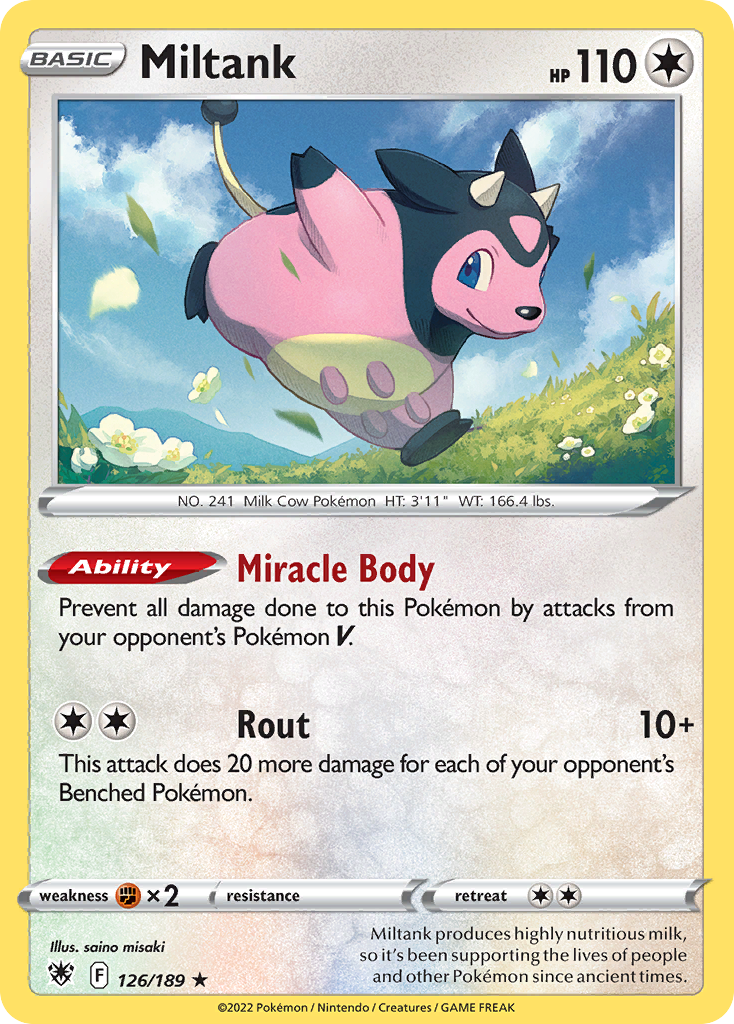 Miltank - 126/189 - Holo Rare - Astral Radiance