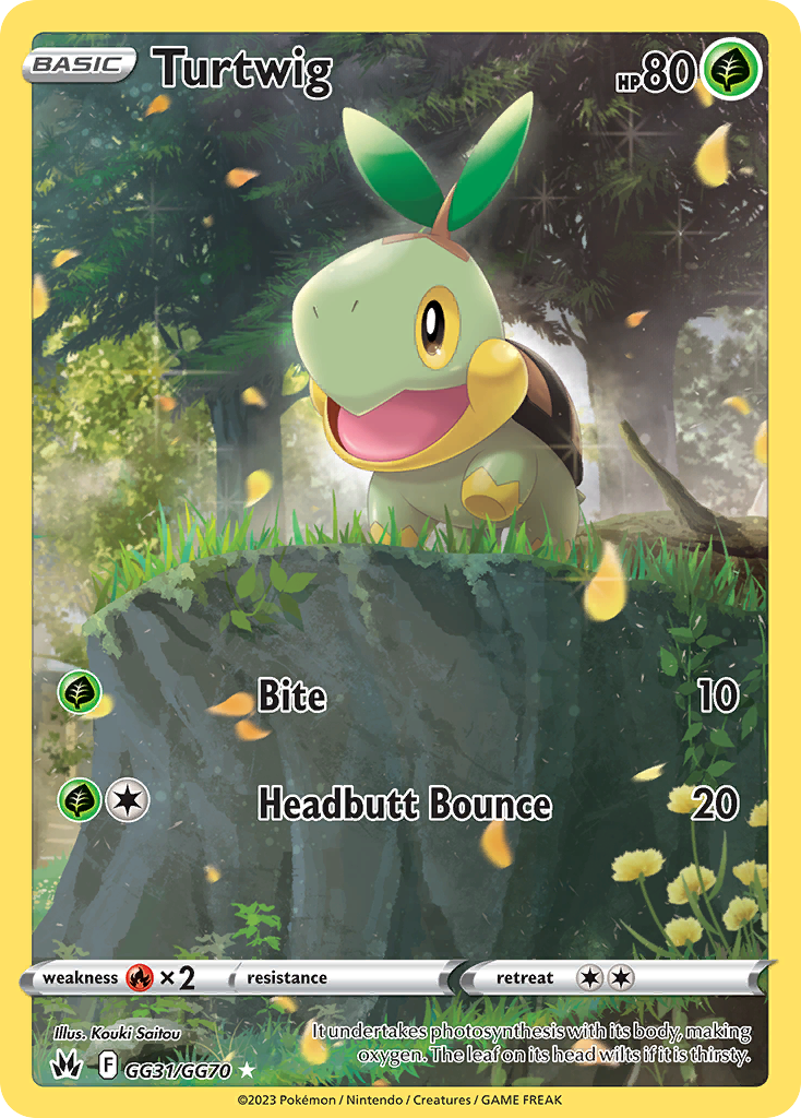 Turtwig - GG31/GG70 - Trainer Gallery - Crown Zenith