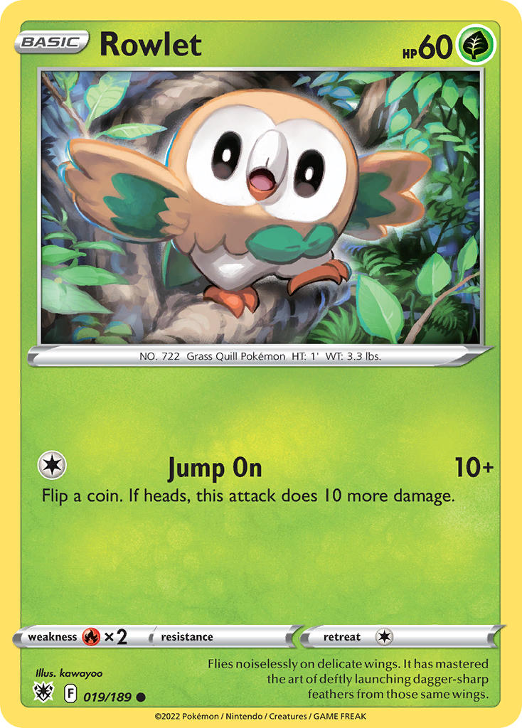 Rowlet - 019/189 - Common - Astral Radiance