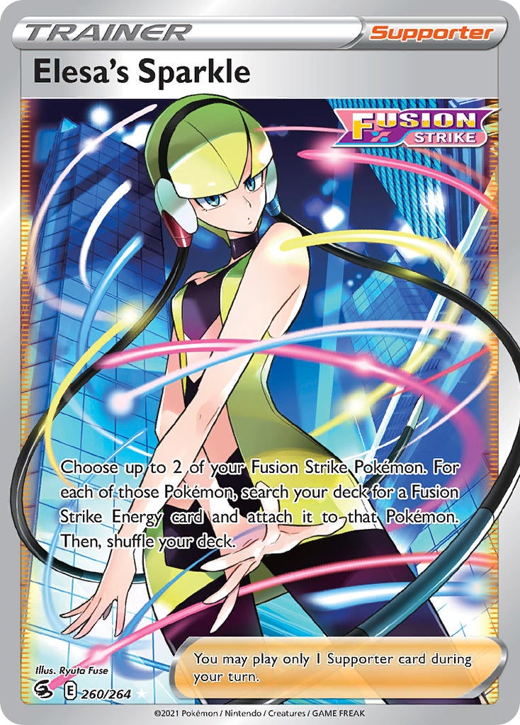 Elesa’s Sparkle - 260/264 - Full Art - Fusion Strike